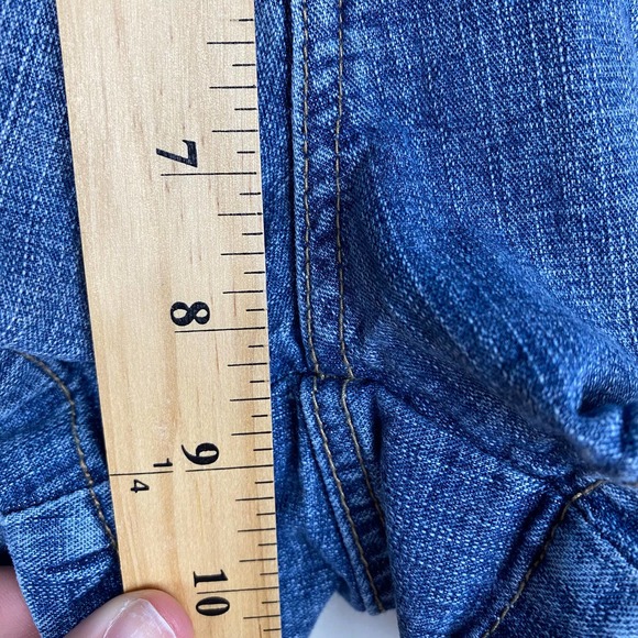 Arizona Jean Co Women's Juniors‎ Size 11 Medium Wash Denim Jean Shorts - Picture 3 of 8